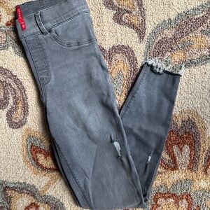 SPANKX Gray Pull-on Skinny Jeans